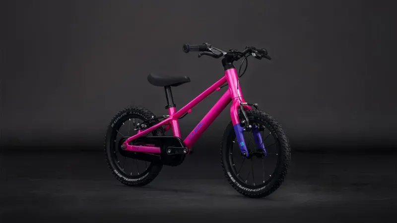 Cube Numove 140 Kids Bike in Fuchsia/Plum-1