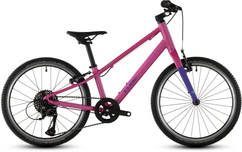 Cube Numove 200 Kids Bike in Fucsia/Plum