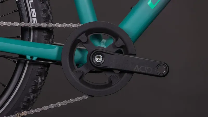 Cube Numove 200 Disc Kids Bike in Lave Grey/Cool Green-4