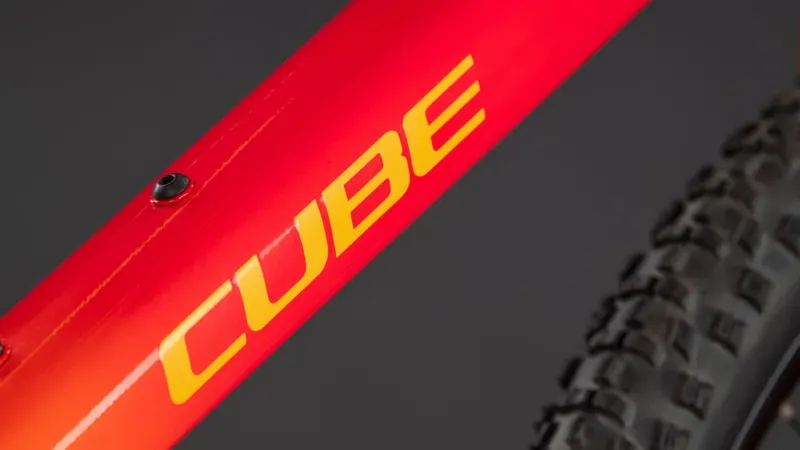 Cube Numove 200 Disc Kids Bike in Red Rose/Peach-4