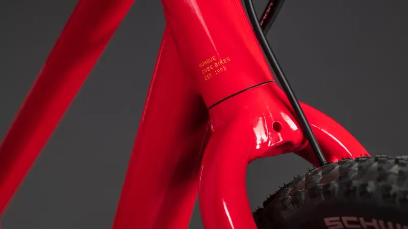 Cube Numove 200 Disc Kids Bike in Red Rose/Peach-5