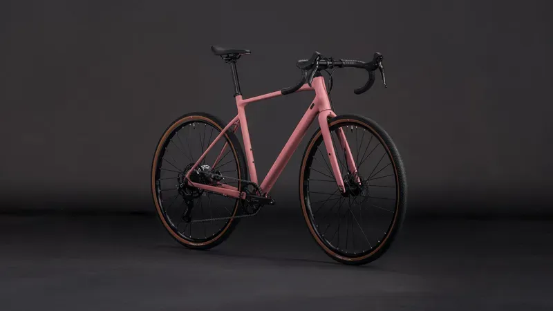 Cube Nuroad One Gravel Bike in Ruby/Puce-1