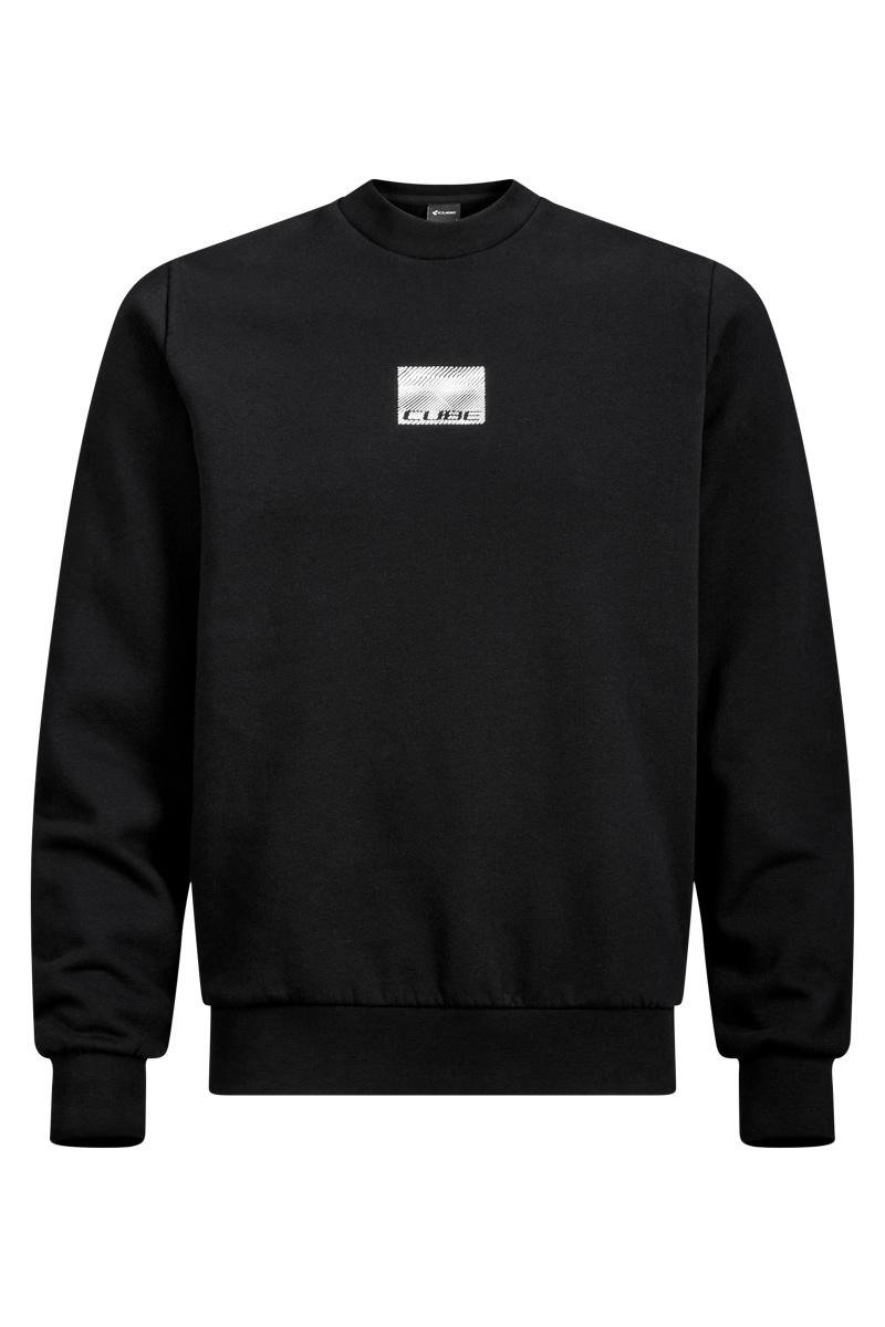 CUBE Organic Sweater Grid in Black