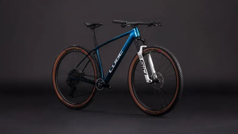 Cube Phenix C:68X Race Mountain Bike in Chrome Blue/Liquid Blue-1