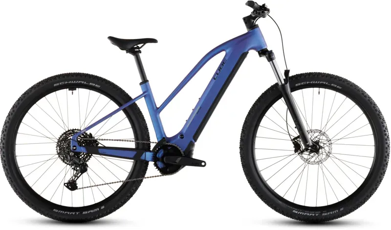 Cube Reaction Hybrid One 800 E-MTB in Blue Iris/Reflect-2