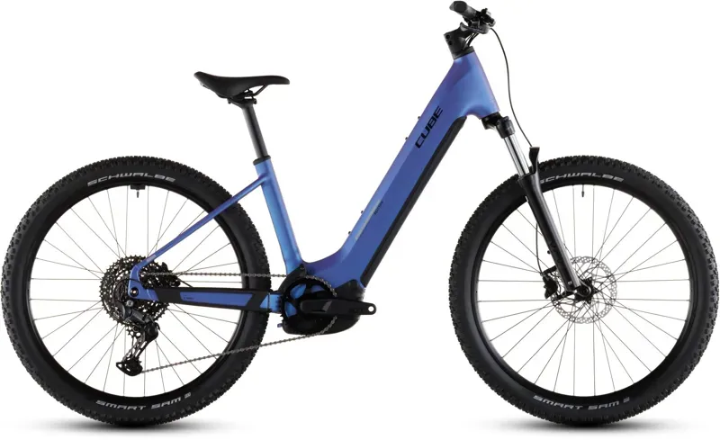 Cube Reaction Hybrid One 800 E-MTB in Blue Iris/Reflect-3