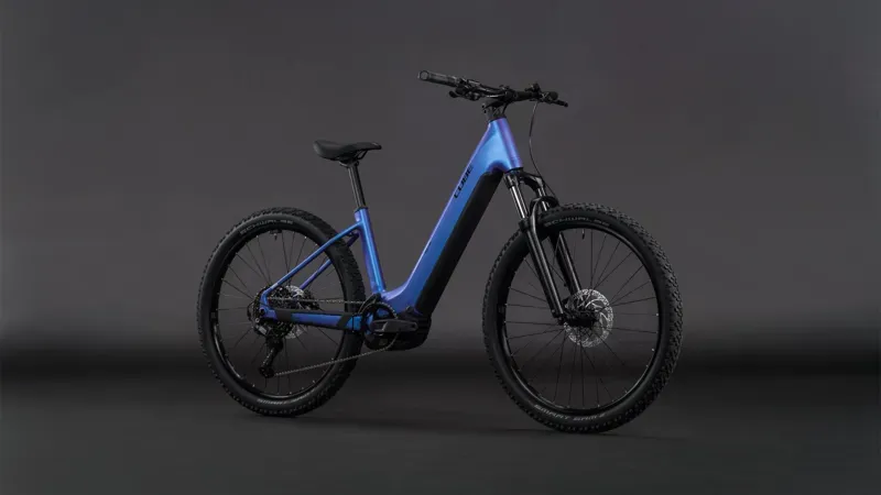 Cube Reaction Hybrid One 800 E-MTB in Blue Iris/Reflect-4