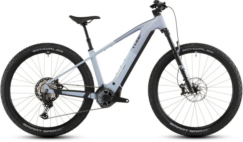 Cube Reaction Hybrid SLX 800 E-MTB in Gauze Grey/Ice Blue
