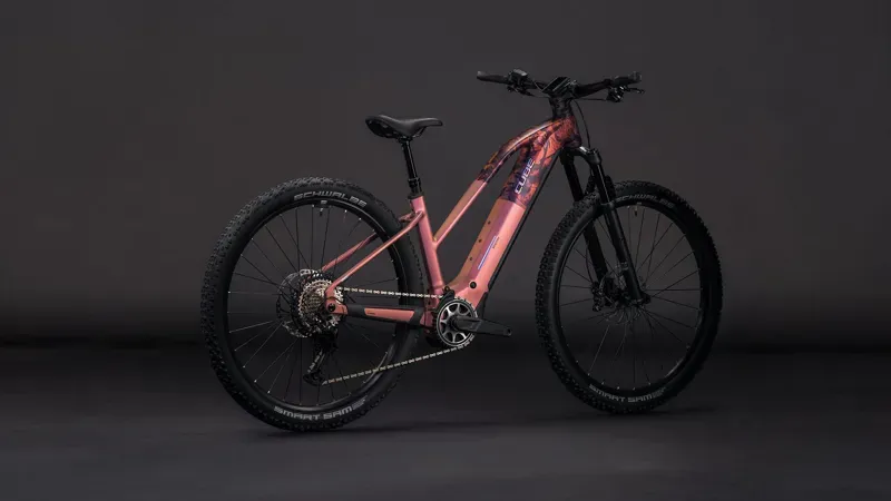 Cube Reaction Hybrid SLX 800 E-MTB in Shift Blush/Art-3