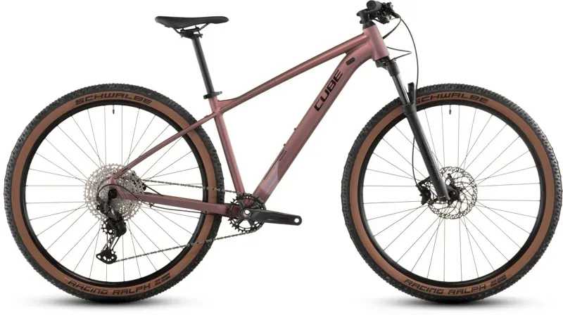 Cube Reaction Pro Mountain Bike In Shift Blush/Black