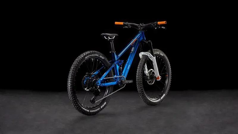 Cube Stereo 240 One Kids Mountain Bike In Actionteam-1