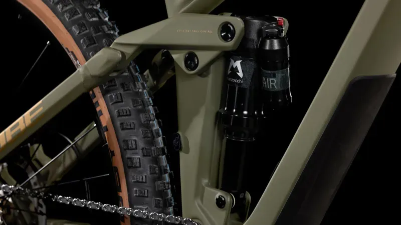 Cube Stereo One44 HPC Rookie Kids Bike in Dusty Olive/Gold-4