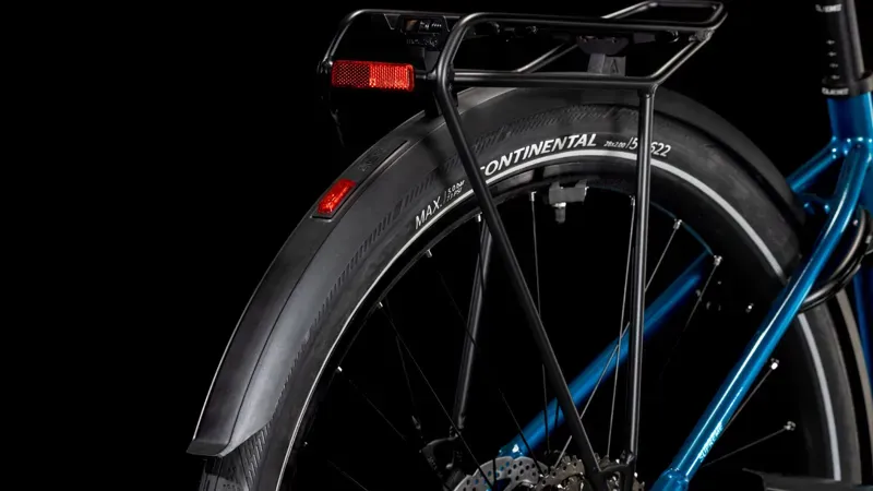 Cube Supreme Hybrid Pro 625 City E-Bike In Electric Blue/Black-4