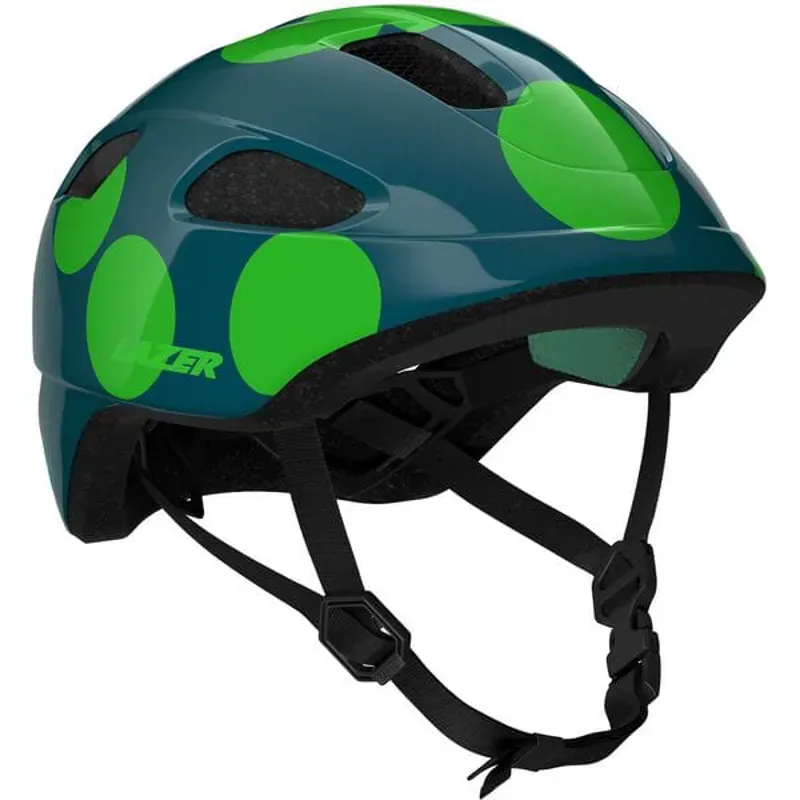 HELM NutZ 2.0 Green Dots UNI Green/ Blue uni-youth