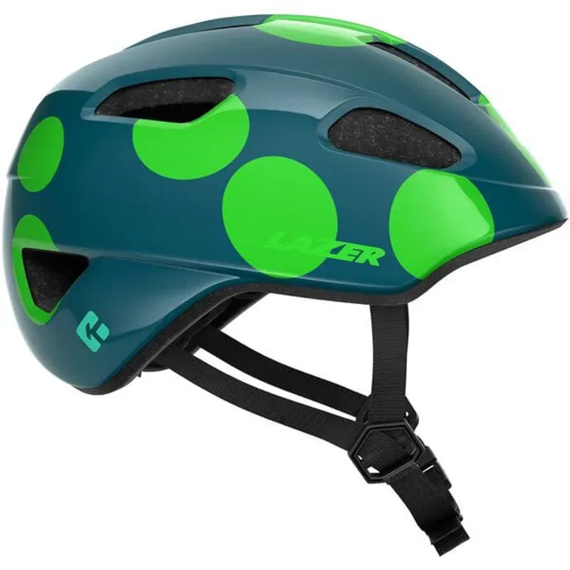 HELM NutZ 2.0 Green Dots UNI Green/ Blue uni-youth-1