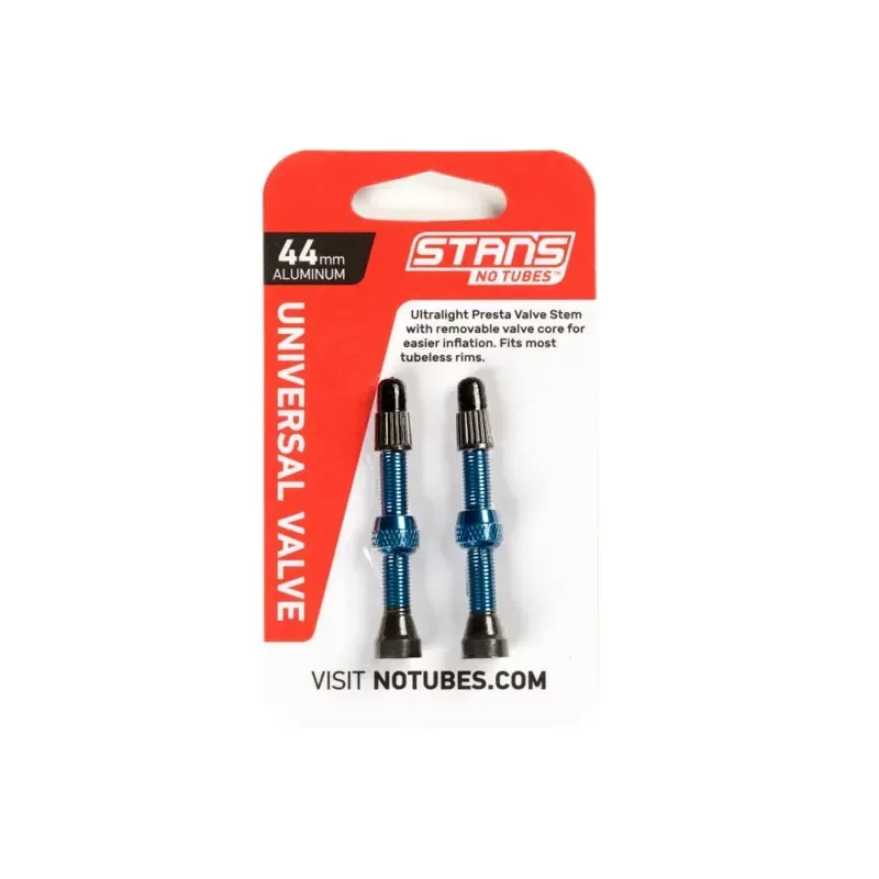 STANS TUBELESS VALVE STEM PAIR UNIVERSAL BLUE-1