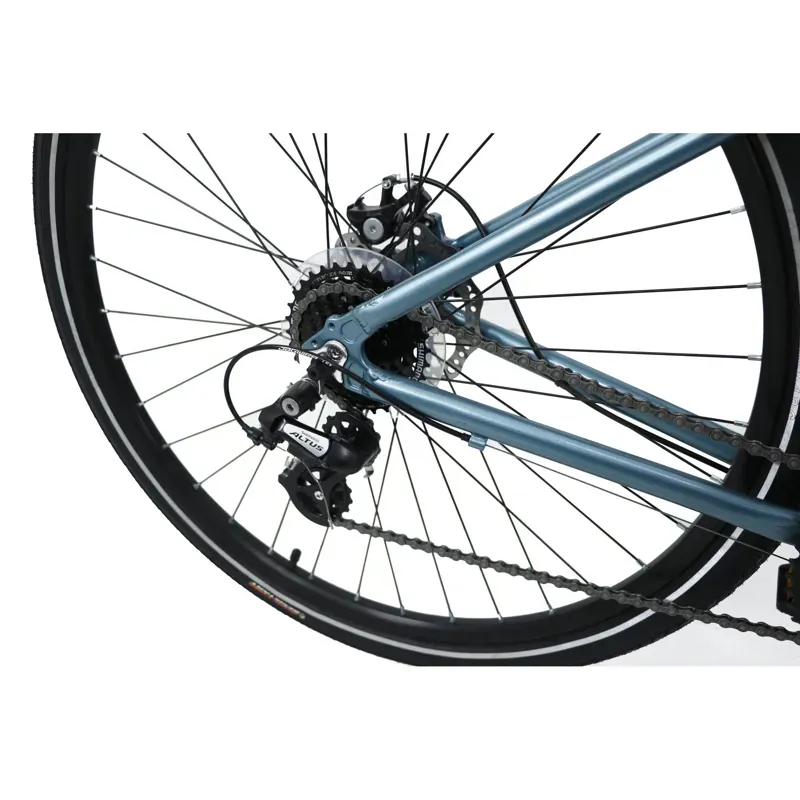 Dawes Discovery 2.0 Low Step Hybrid Bike in Blue-5