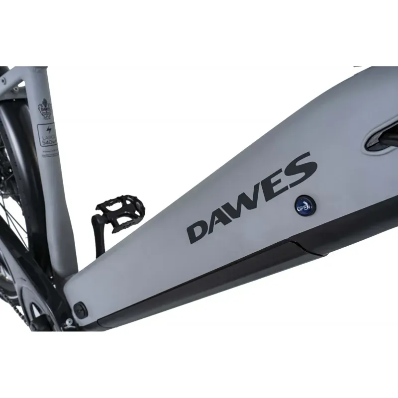 Dawes Spire 2.0 Cues Crossbar Electric Hybrid Bike in Light Grey/Black-2