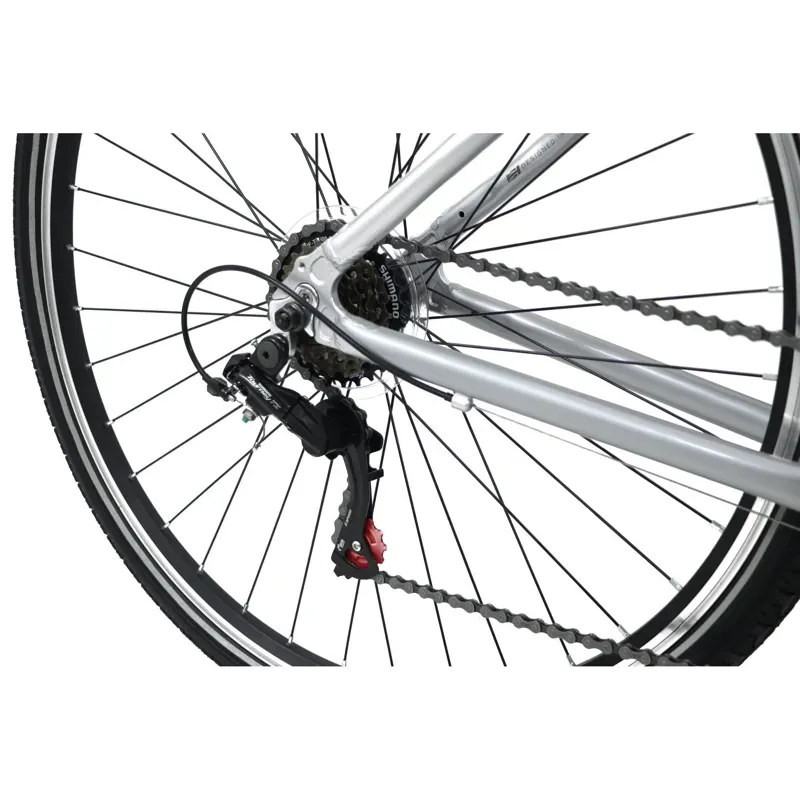 Dawes Venture 1.0 Hybrid Bike in Silver-5