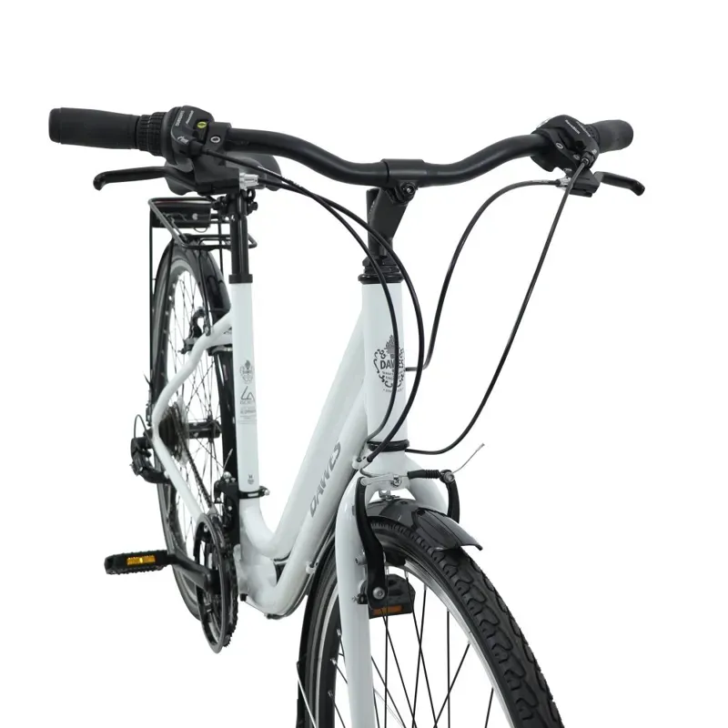 Dawes Venture 2.0 EQ Low Step Hybrid Bike in White-1