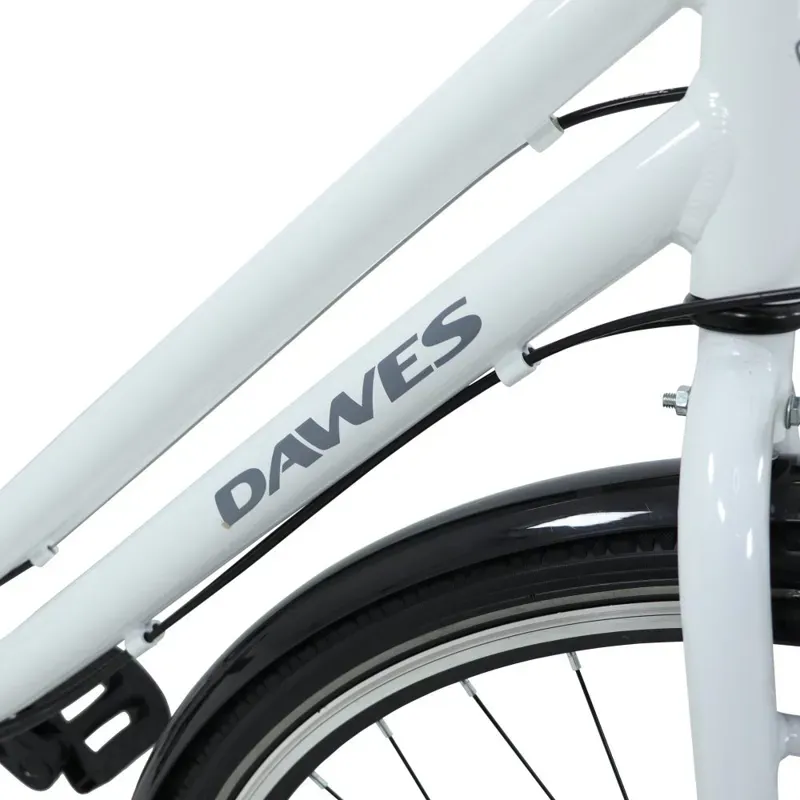 Dawes Venture 2.0 EQ Low Step Hybrid Bike in White-4