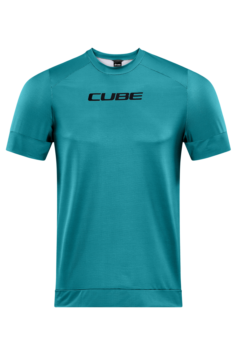 Cube ATX Round Neck Short Sleeve Jersey in Light Blue