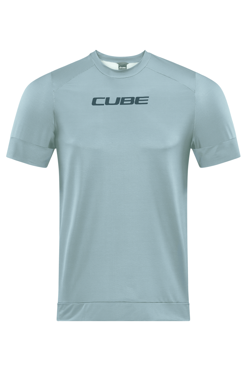 Cube ATX Round Neck Short Sleeve Jersey in Grey