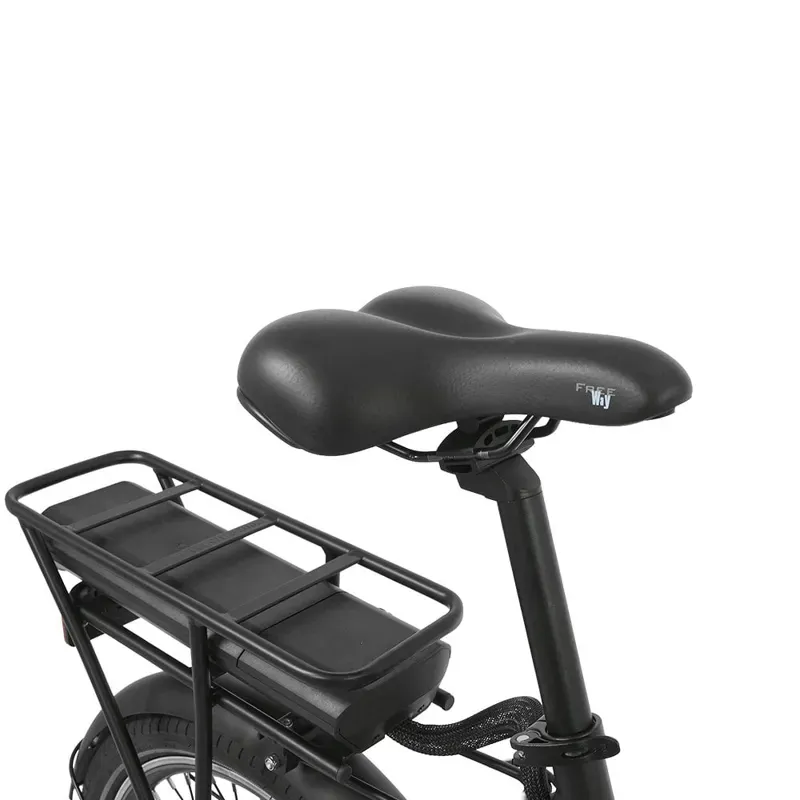 Falcon Breeze Low Step Electric Folding Bike in Black-5