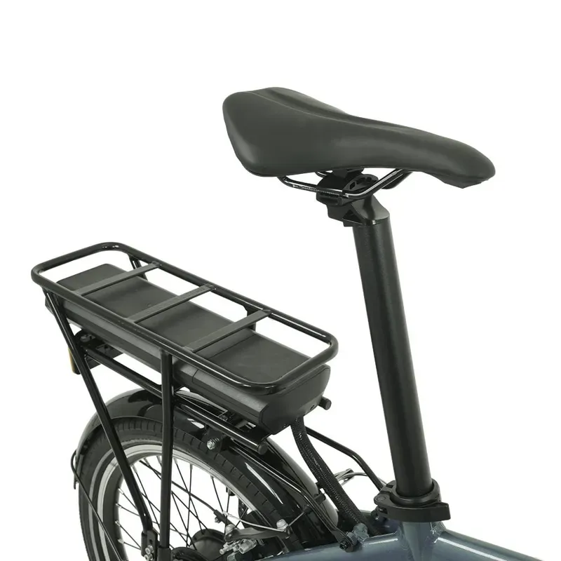 Falcon Compact Electric Folding Bike in Grey-4