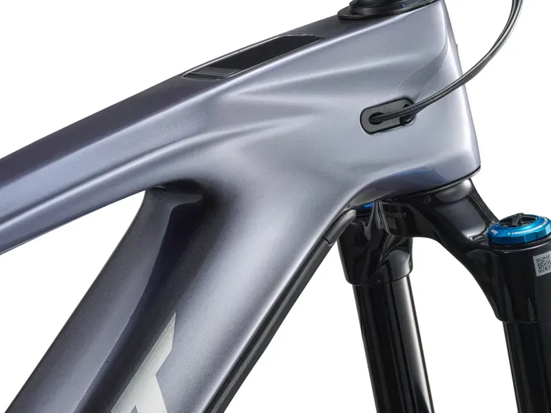 Giant Reign Advanced E+ 1 Electric Mountain Bike in Mercury/Carbon Smoke-3