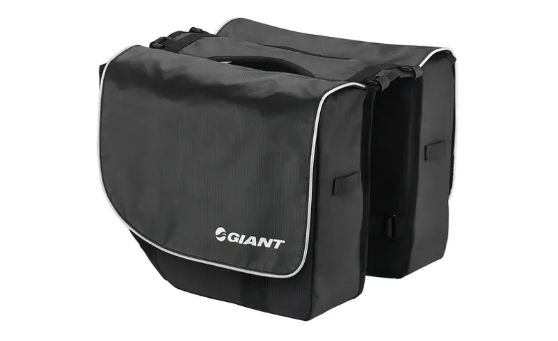 Giant City Pannier Bag in Black 20L