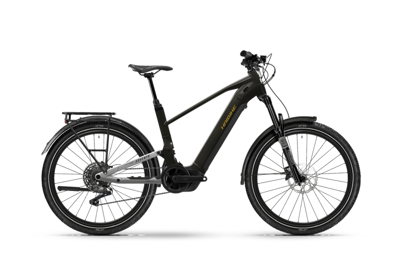 Haibike Adventr 6 eHybrid Bike in Black/Chrome