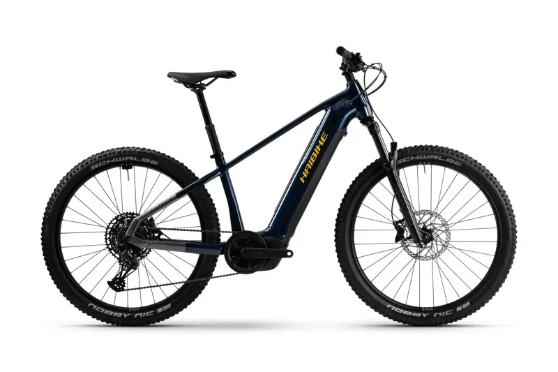 Haibike Alltrack 10 eMountain Bike in Blue/Titan/Yellow Glossy-1