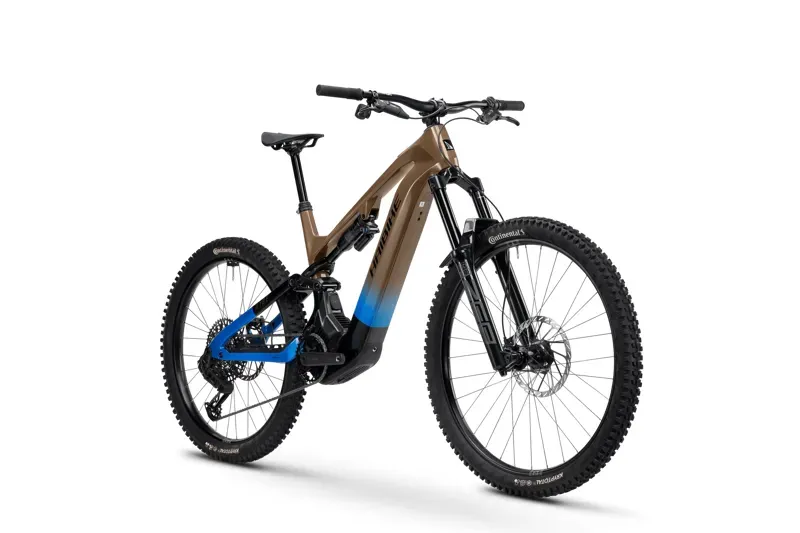 Haibike HYBE CF 9 eMountain Bike in Bronze/Azur/Black Glossy-1