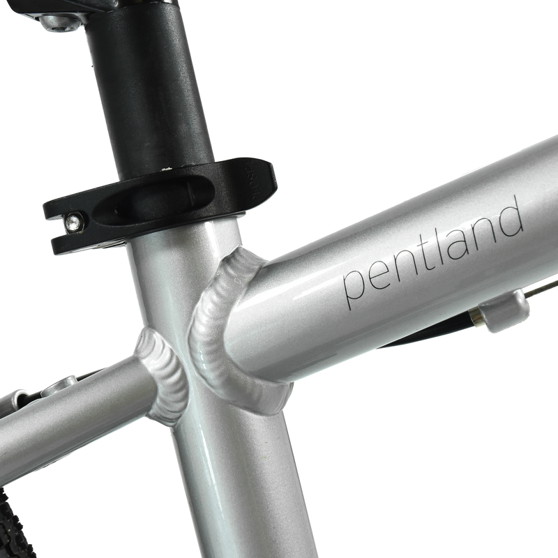 Hoy Pentland 20in Kids Bike in Titanium Silver-5