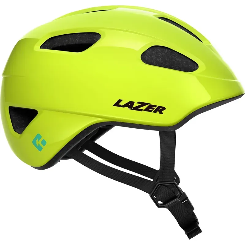 Lazer NutZ 2.0 KinetiCore Youth Helmet in Flash Yellow