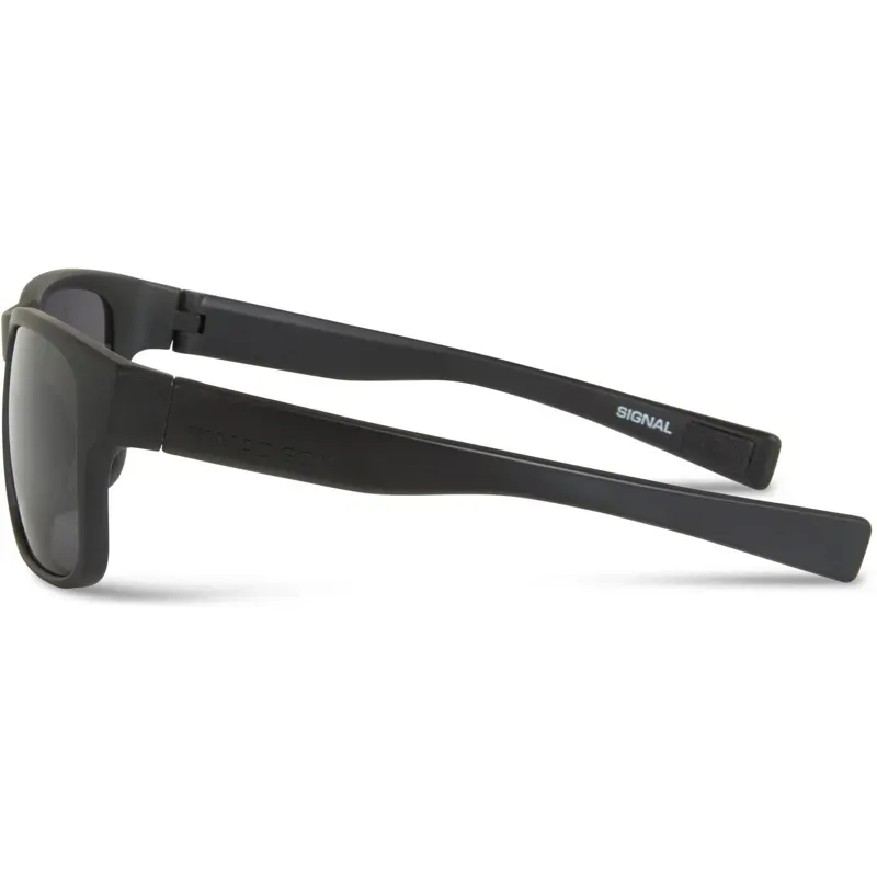 Madison Eyewear Signal Sunglasses in Black/Black Mirror Lens-2