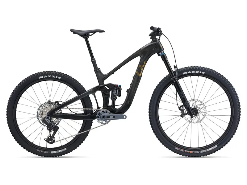 Liv Intrigue X Advanced 1 Mountain Bike In Gloss Raw Carbon/Chrome