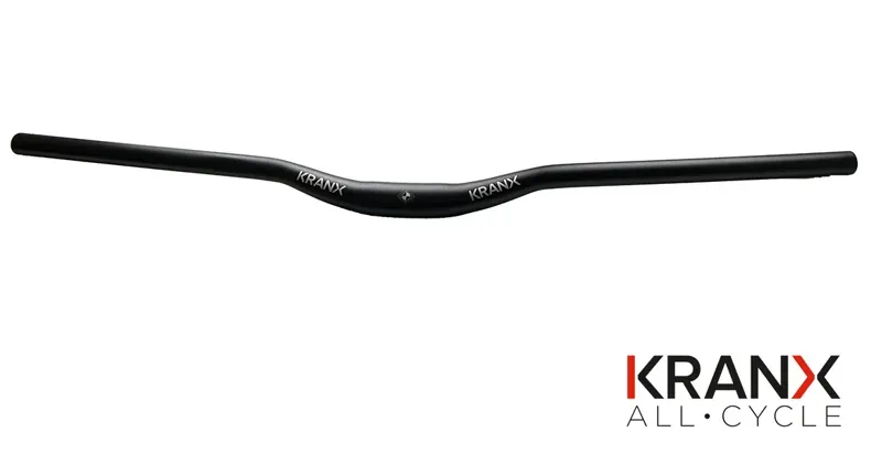 KranX 35.0mm Riser Alloy Handlebars In Black. Size: 800mm. Rise: BLACK 35mm