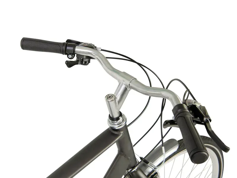 Raleigh Pioneer Crossbar Hybrid Bike in Grey-1