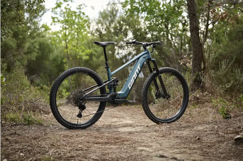 Giant Stance E+ 0 Electric Full Suspension Mountain Bike 2027 in Deep Lake/Black-2