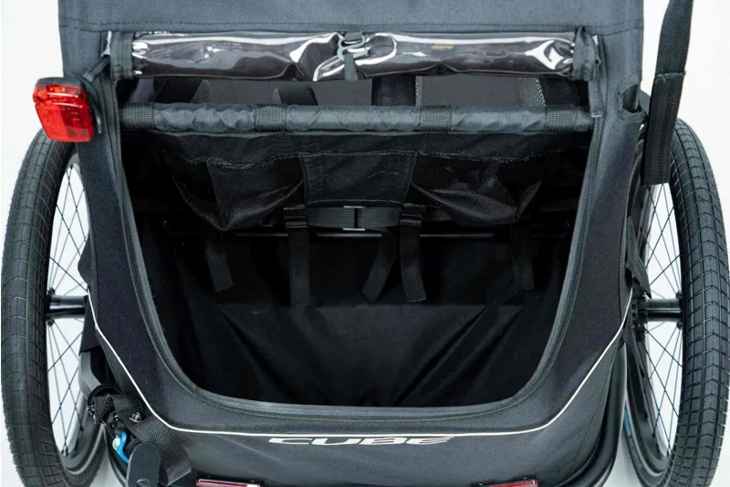 Cube Kids Trailer Double Cmpt BLACK one size-5