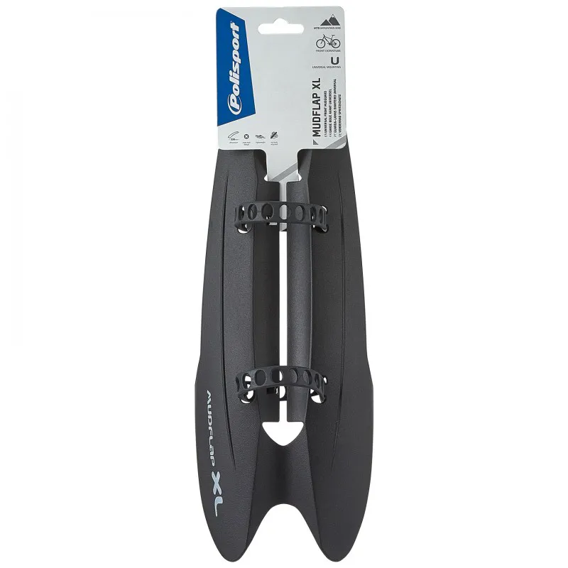 POLISPORT FRONT MUDGUARD BLACK-1