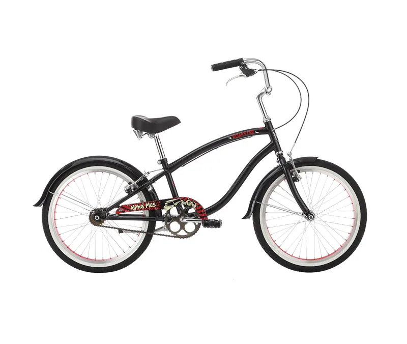 ALPHA PLUS ROADSTER CRUISER - BLACK/RED - 20