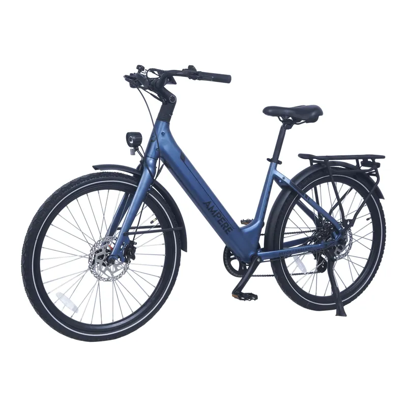 Ampere Deluxe Step Through 16 Frame 26 Wheel - Stone Blue-1