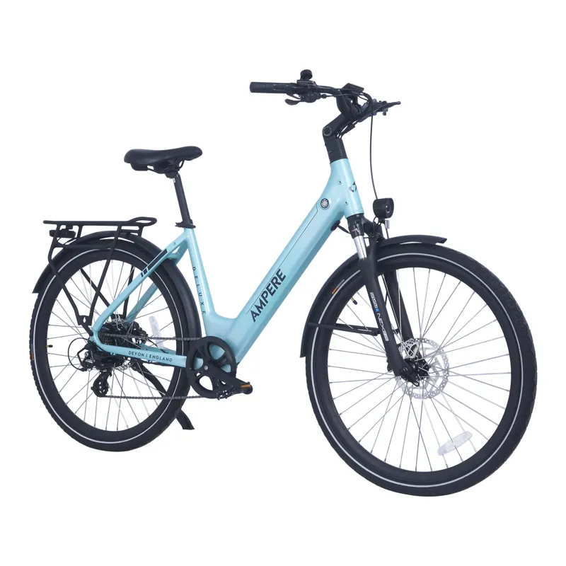 Ampere Deluxe Step Through 18 Frame 700c Wheel - Light Blue-1