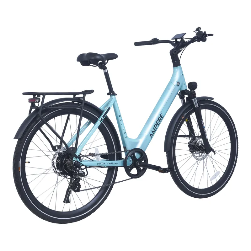 Ampere Deluxe Step Through 18 Frame 700c Wheel - Light Blue-2