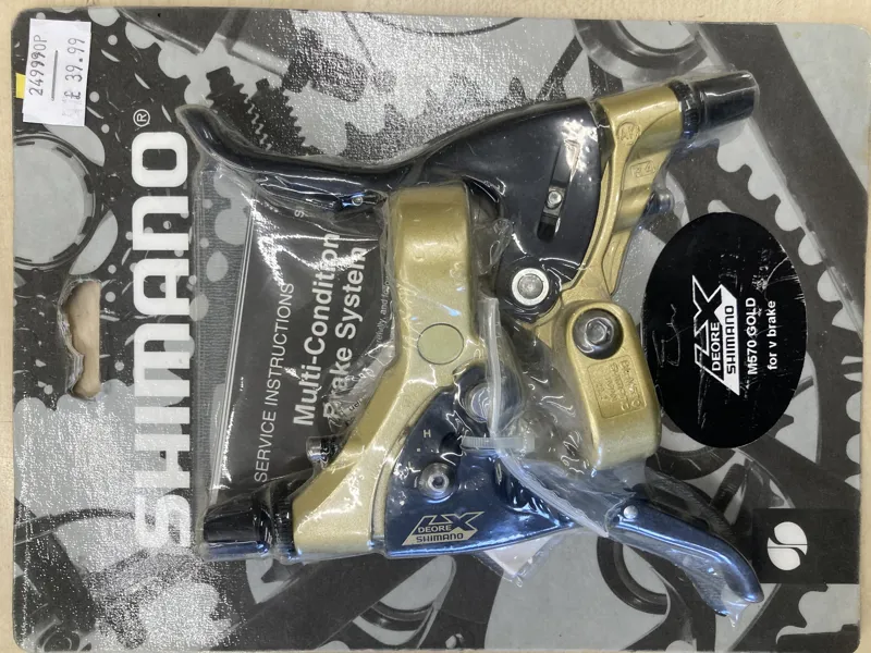 SHIMANO DEORE LX GOLD BR LEVERS