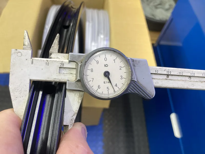 700c 24 Hole Rim Brake Alloy Black-7