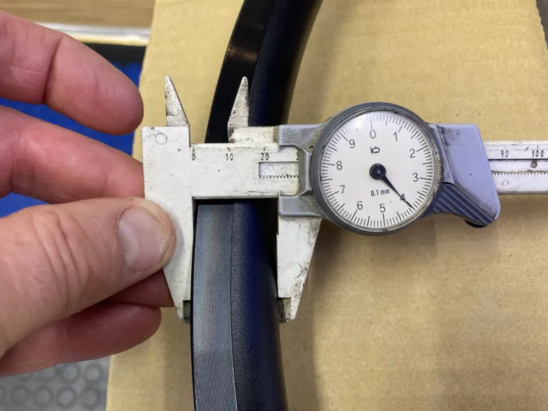 700c 24 Hole Rim Brake Alloy Black-6